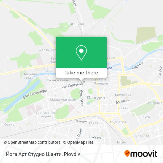 Йога Арт Студио Шанти map