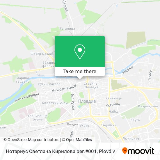 Нотариус Светлана Кирилова рег.#001 map