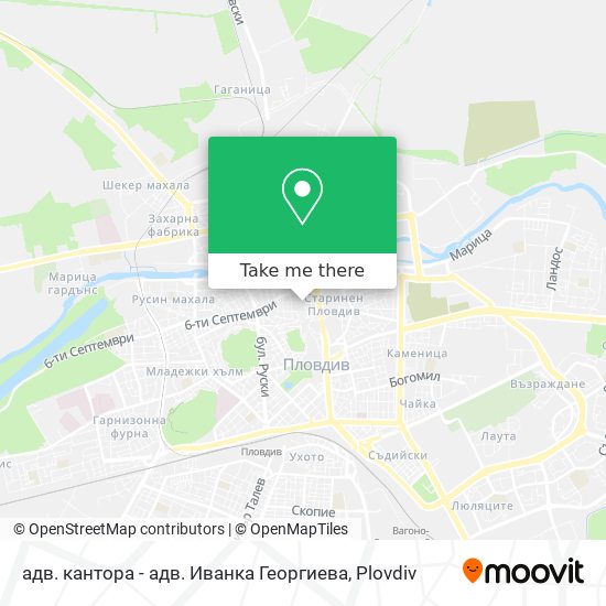 адв. кантора - адв. Иванка Георгиева map