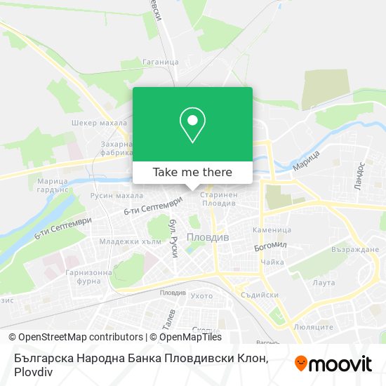 Българска Народна Банка Пловдивски Клон map