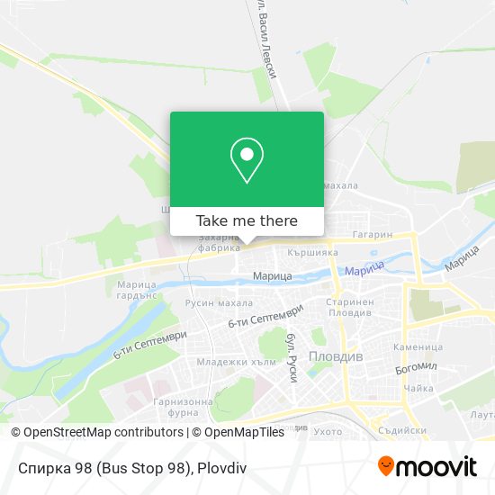 Карта Спирка 98 (Bus Stop 98)
