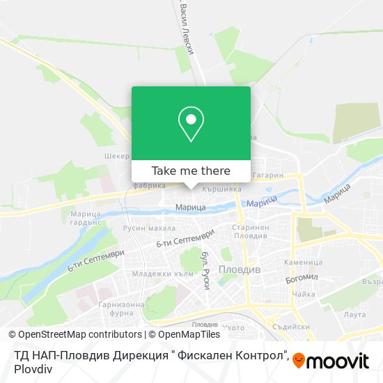 ТД НАП-Пловдив Дирекция " Фискален Контрол" map