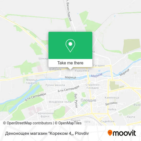 Карта Денонощен магазин ''Кореком 4,,