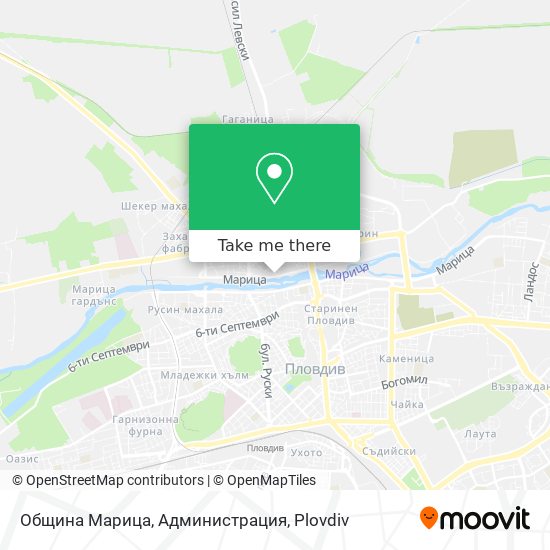 Община Марица, Администрация map
