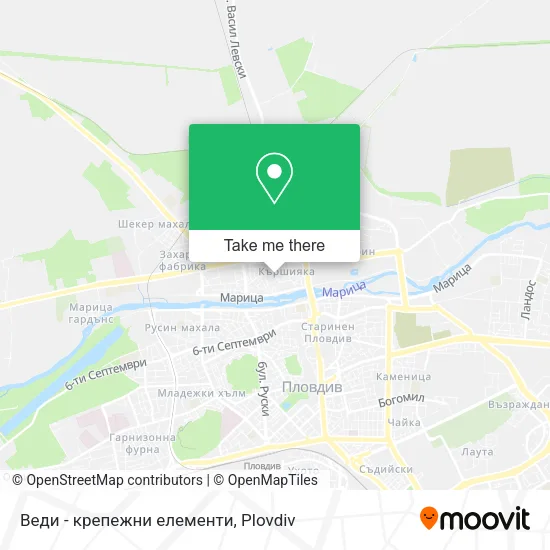 Карта Веди -  крепежни елементи