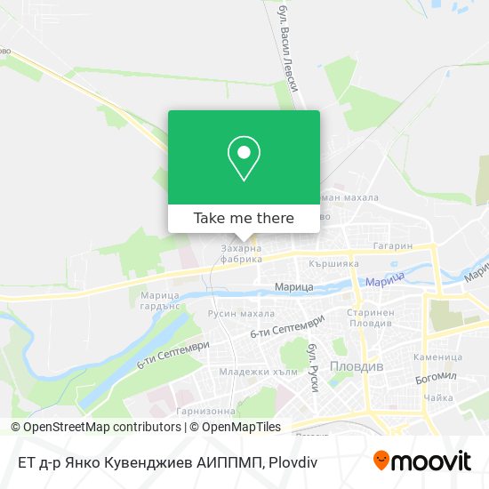 ЕТ д-р Янко Кувенджиев АИППМП map