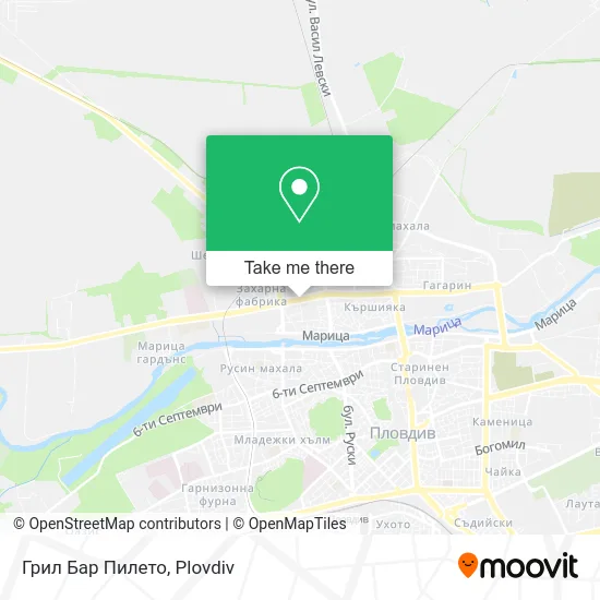 Карта Грил Бар Пилето