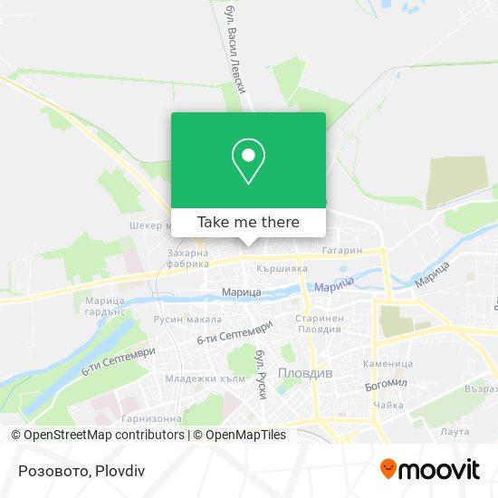 Розовото map