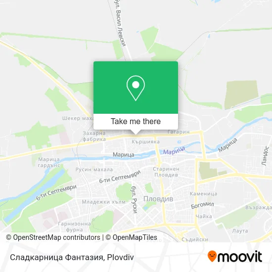 Карта Сладкарница Фантазия