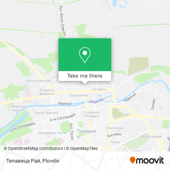 Тепавица Рай map