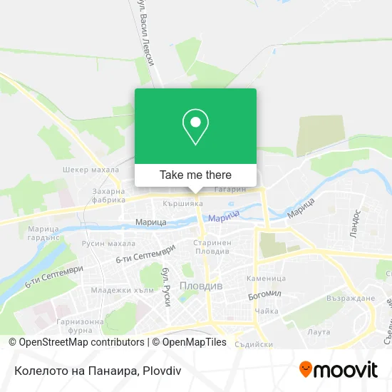 Карта Колелото на Панаира