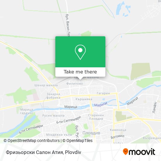 Фризьорски Салон Атия map