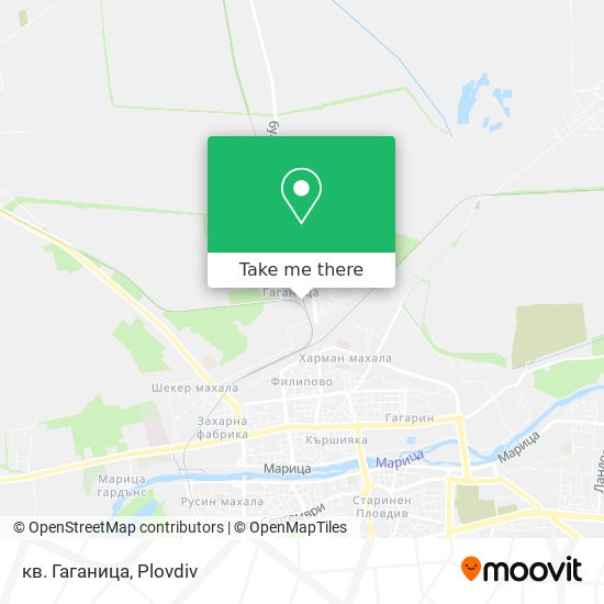 кв. Гаганица map
