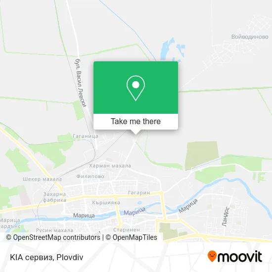 Карта KIA сервиз