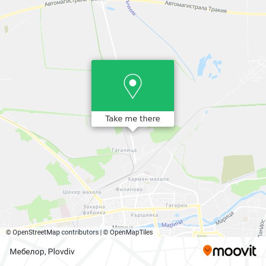 Мебелор map
