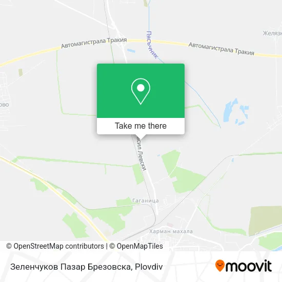 Карта Зеленчуков Пазар Брезовска