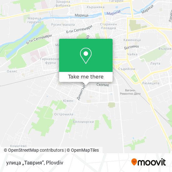 улица „Таврия“ map