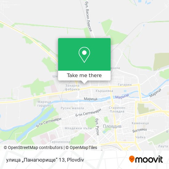улица „Панагюрище“ 13 map