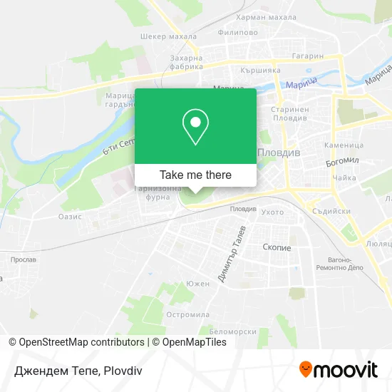 Карта Джендем Тепе