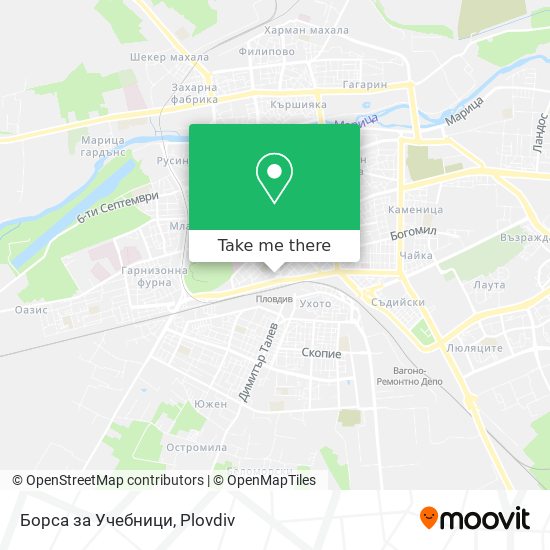 Борса за Учебници map