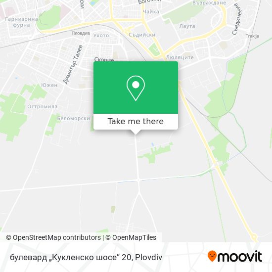 булевард „Кукленско шосе“ 20 map