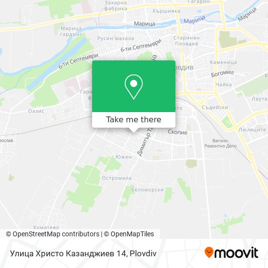 Улица Христо Казанджиев 14 map