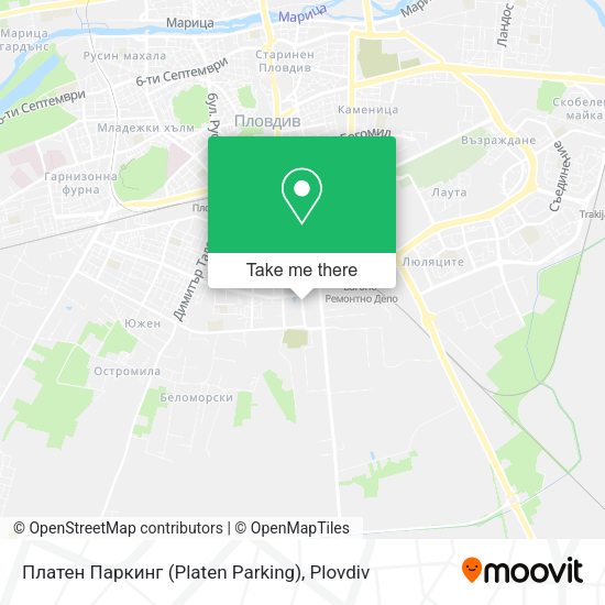 Карта Платен Паркинг (Platen Parking)