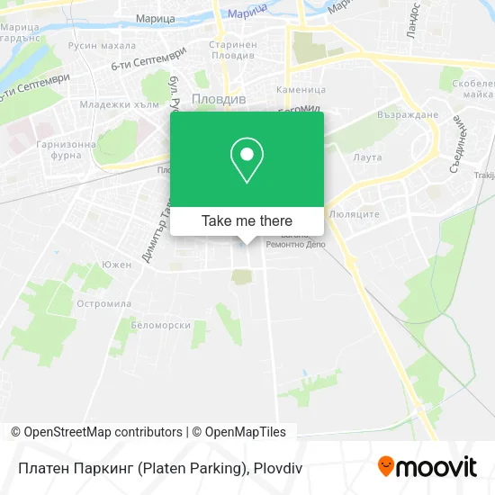 Карта Платен Паркинг (Platen Parking)