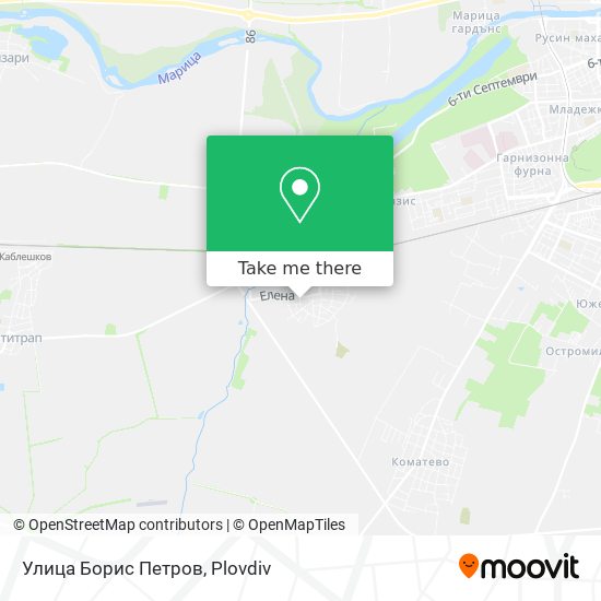 Улица Борис Петров map