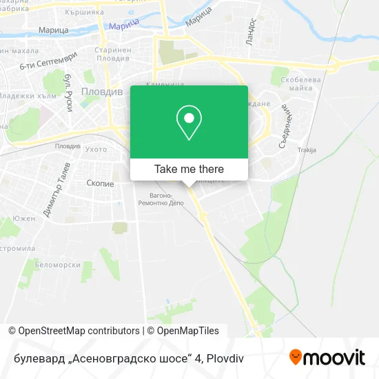 Карта булевард „Асеновградско шосе“ 4