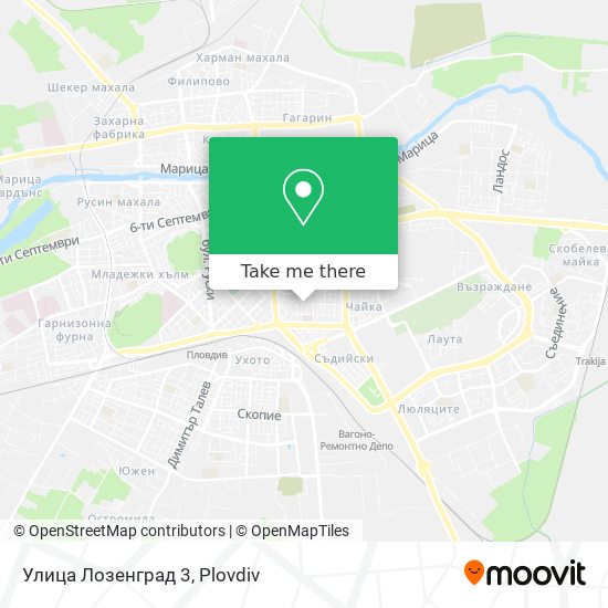 Улица Лозенград 3 map
