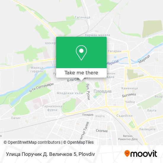 Улица Поручик Д. Величков 5 map