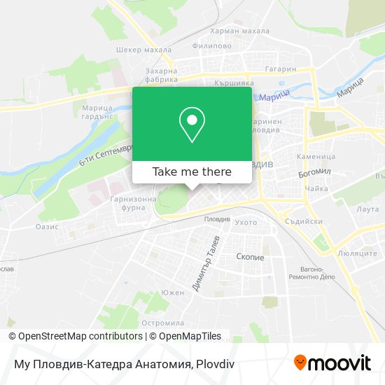 Му Пловдив-Катедра Анатомия map