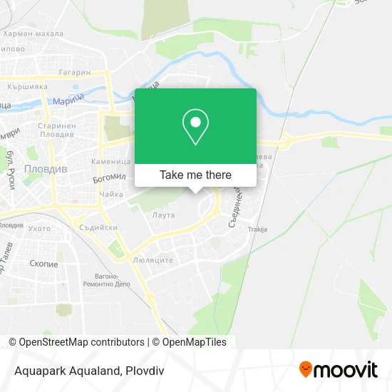 Aquapark Aqualand map