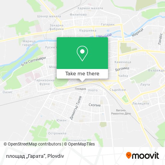 площад „Гарата“ map