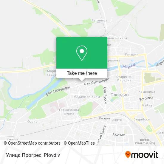 Карта Улица Прогрес