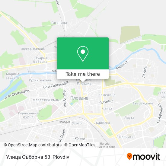 Улица Съборна 53 map