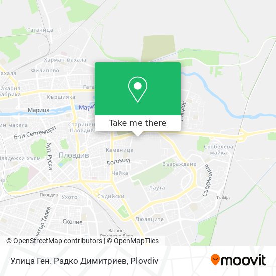 Улица Ген. Радко Димитриев map