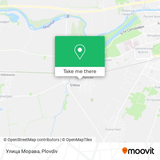 Улица Морава map