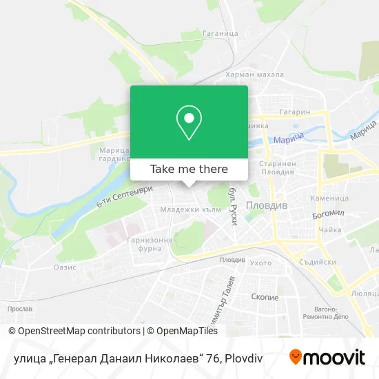 улица „Генерал Данаил Николаев“ 76 map