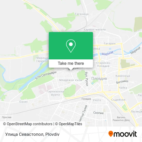 Карта Улица Севастопол