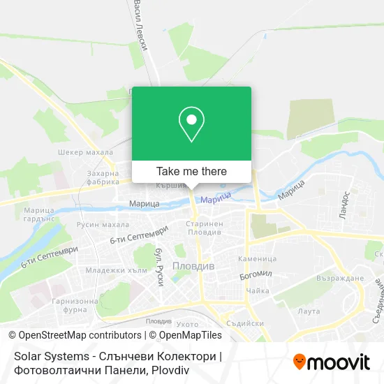 Карта Solar Systems - Слънчеви Колектори | Фотоволтаични Панели