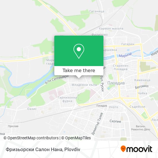 Фризьорски Салон Нана map