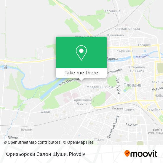 Фризьорски Салон Шуши map