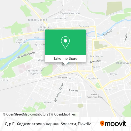 Карта Д-р Е. Хаджипетрова-нервни болести