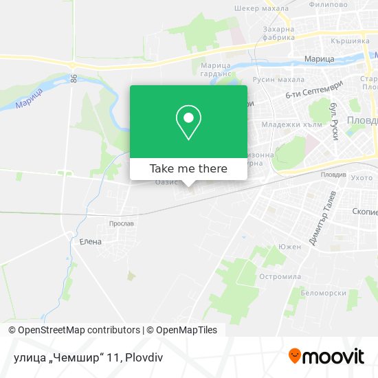 улица „Чемшир“ 11 map
