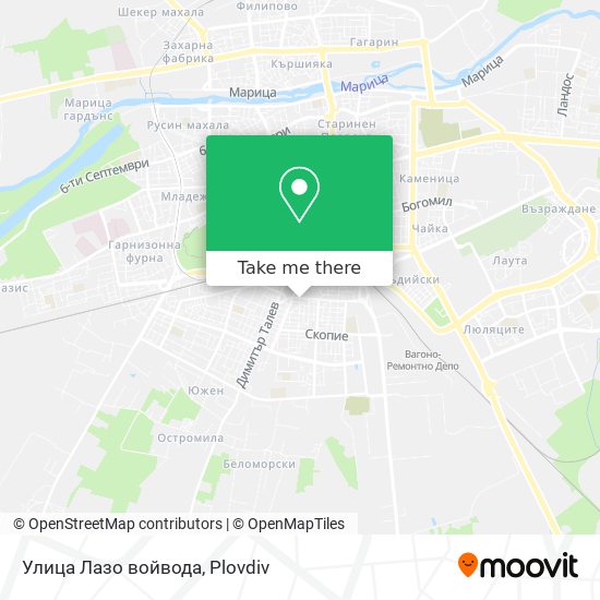 Улица Лазо войвода map