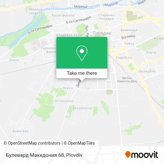 Карта Булевард Македония 68