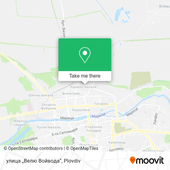 Карта улица „Велю Войвода“
