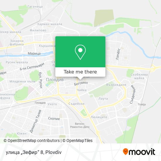 улица „Зефир“ 8 map